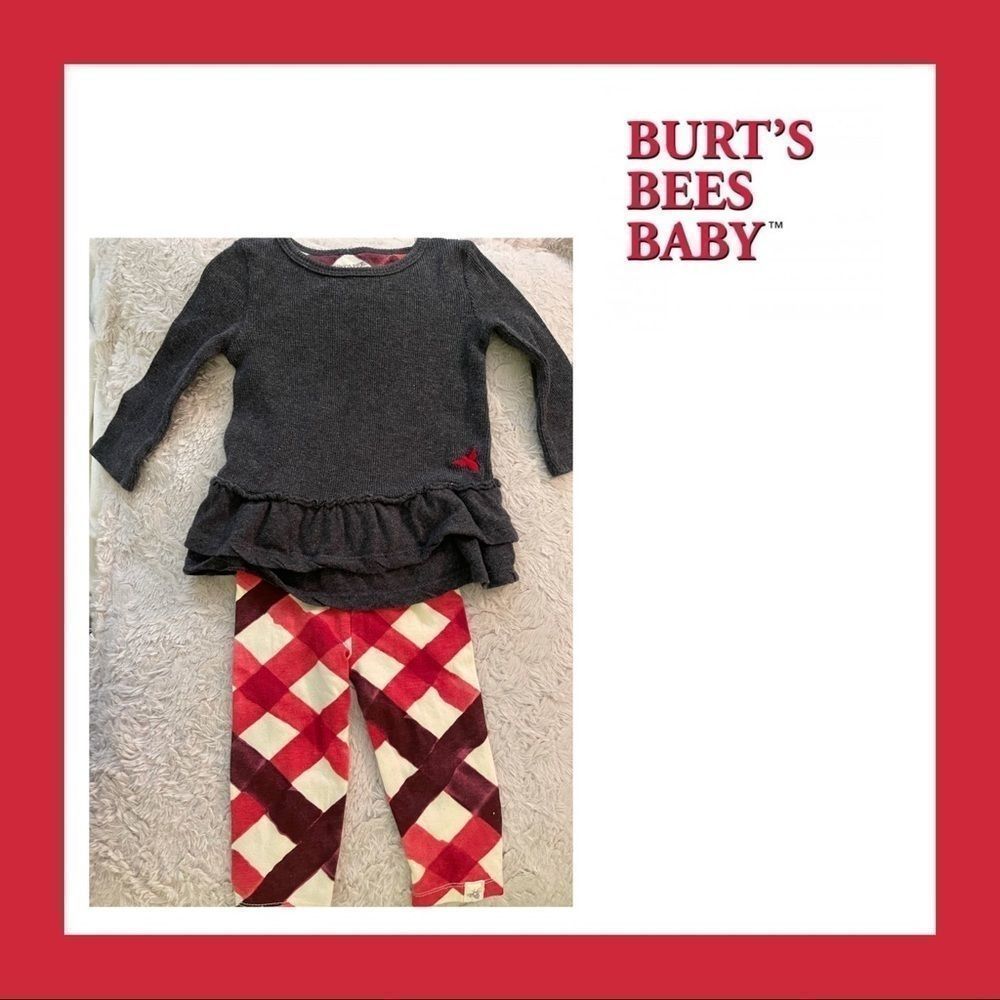 Burt’s Bee Organic Cotton 🐝 Baby Outfit Sz 3-6 mo